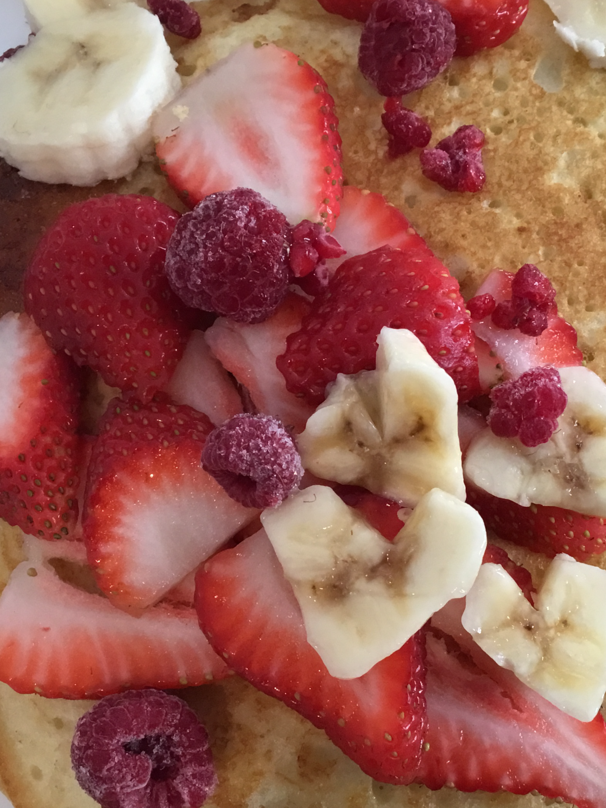 Sprouted Baby Cereal Pancakes